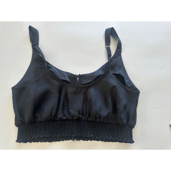 Free People You Honey Brami in Black Small Cropped Boho Festival - Picture 5 of 7